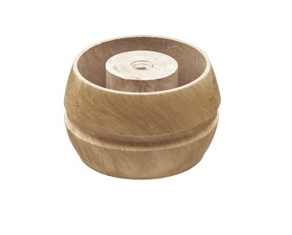 piedino plastica finto legno TW M 106