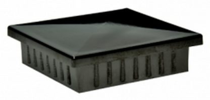 Inserto quadrato per tubo in ABS cromato scuro 30x30x1 mm