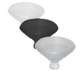 Ventose con sfera in PVC 30X8 bianco
